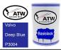 Preview: Volvo, Deep Blue, P3004: 500ml Lackdose, von ATW Autoteile West.